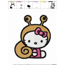 Hello Kitty 01 Embroidery Design